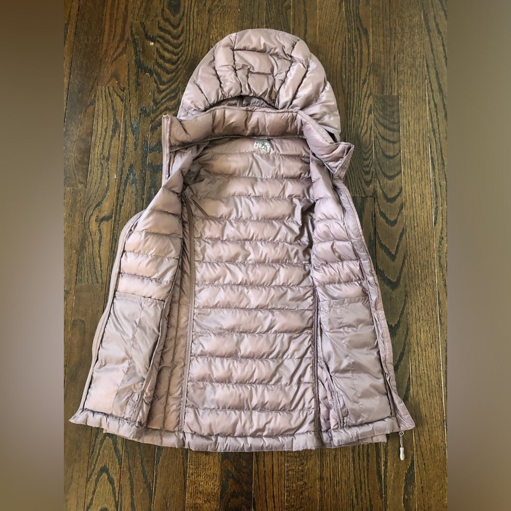 32 Degrees Women’s XS Mauve Pink Down Hooded Puffer Vest w/Pockets - EUC! - Picture 5 of 12